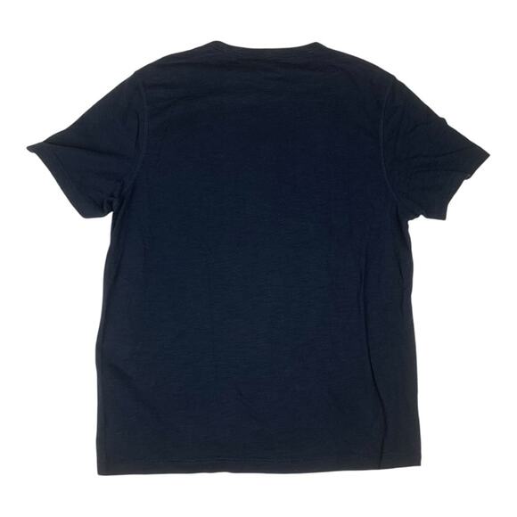 Everlane mens large navy blue Short Sleeve Tee essentials Classic Crew Neck - Picture 2 of 7